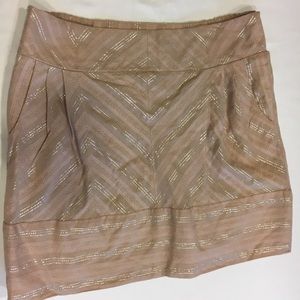 Staring at stars pink and silver mini skirt